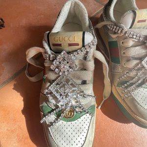 Gucci bedazzled sneakers-sold locally